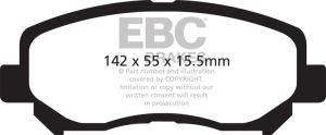 EBC Greenstuff Brake Pad Sets DP22134