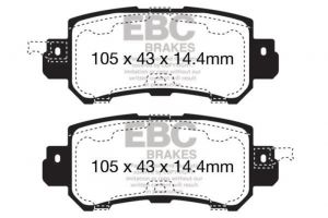 EBC Greenstuff Brake Pad Sets DP22135