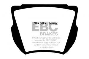 EBC Greenstuff Brake Pad Sets DP2134