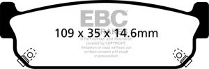 EBC Yellowstuff Brake Pad Sets DP41784R