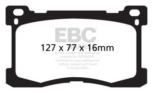 EBC Yellowstuff Brake Pad Sets DP41882R