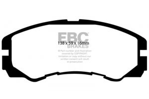 EBC Yellowstuff Brake Pad Sets DP4973R