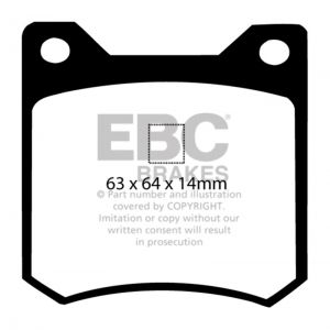 EBC Yellowstuff Brake Pad Sets DP4162R