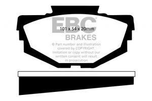 EBC Greenstuff Brake Pad Sets DP2155