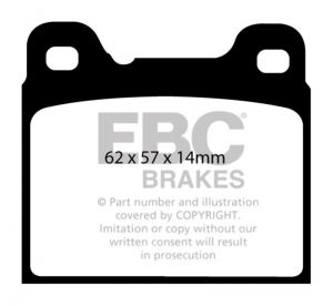 EBC Yellowstuff Brake Pad Sets DP41043R
