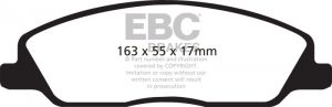 EBC Redstuff Brake Pad Sets DP31869C