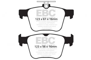 EBC Yellowstuff Brake Pad Sets DP42173R