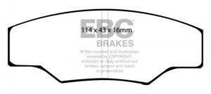 EBC Bluestuff Brake Pad Sets DP5003NDX
