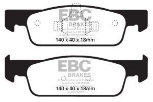 EBC Greenstuff Brake Pad Sets DP22146