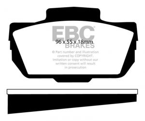 EBC Yellowstuff Brake Pad Sets DP4149R