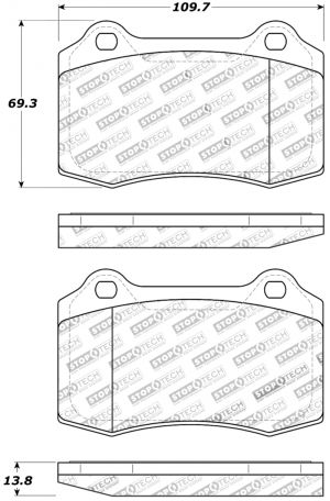 Stoptech Sport Brake Pads 309.05921 image 3