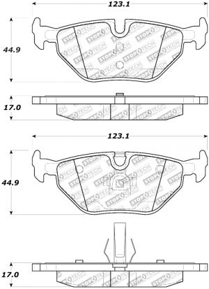 Stoptech Street Brake Pads 308.06920