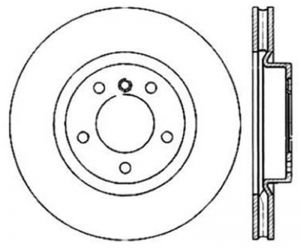 Stoptech Slotted Sport Brake Rotor 126.34038CSL