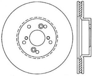 Stoptech Slotted Sport Brake Rotor 126.40046CSL