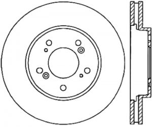 Stoptech Slotted Sport Brake Rotor 126.40064CSL