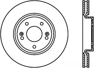 Stoptech Slotted Sport Brake Rotor 126.51020CSL