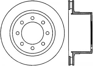 Stoptech Slotted Sport Brake Rotor 126.67062CSL