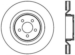 Stoptech Slotted Sport Brake Rotor 126.63063CSL