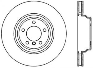 Stoptech Slotted Sport Brake Rotor 126.34093CSL