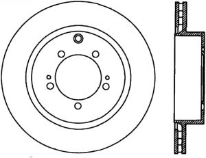 Stoptech Slotted Sport Brake Rotor 126.46065CSL