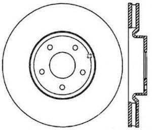 Stoptech Slotted Sport Brake Rotor 126.42079CSL