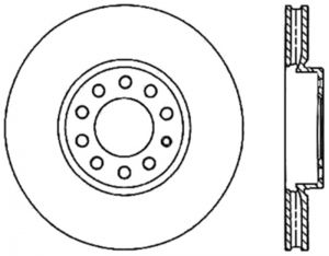 Stoptech Slotted Sport Brake Rotor 126.33110CSL