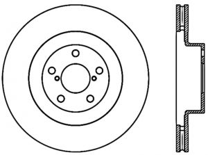 Stoptech Slotted Sport Brake Rotor 126.47018CSL