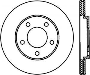 Stoptech Slotted Sport Brake Rotor 126.61087CSL