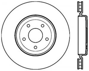 Stoptech Slotted Sport Brake Rotor 126.62103CSL