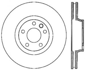 Stoptech Slotted Sport Brake Rotor 126.33090CSL