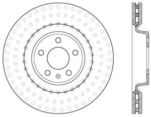 Stoptech Slotted Sport Brake Rotor 126.33138SL
