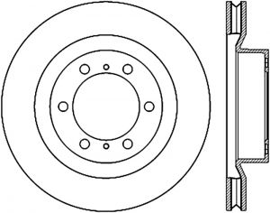Stoptech Slotted Sport Brake Rotor 126.44174CSL