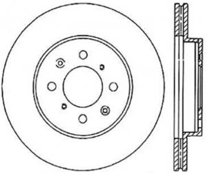 Stoptech Slotted Sport Brake Rotor 126.40021CSL