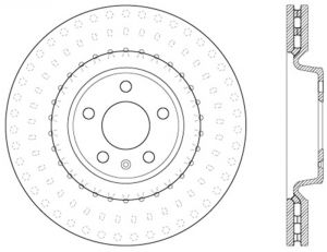 Stoptech Slotted Sport Brake Rotor 126.33138CSL