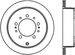 Stoptech Slotted Sport Brake Rotor 126.44157CSL