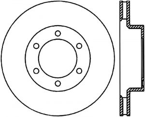 Stoptech Slotted Sport Brake Rotor 126.44127CSL