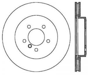 Stoptech Slotted Sport Brake Rotor 126.34052CSL