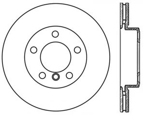 Stoptech Slotted Sport Brake Rotor 126.34108CSL