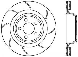 Stoptech Slotted Sport Brake Rotor 126.63064CSL