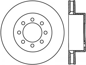 Stoptech Slotted Sport Brake Rotor 126.65112CSL