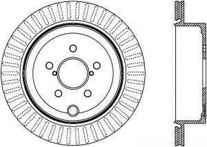 Stoptech Slotted Sport Brake Rotor 126.47031CSL