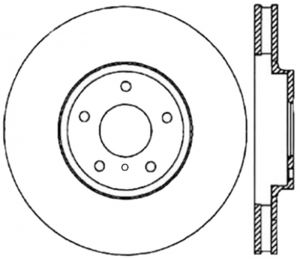 Stoptech Slotted Sport Brake Rotor 126.42080CSL