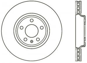 Stoptech Slotted Sport Brake Rotor 126.33123CSL