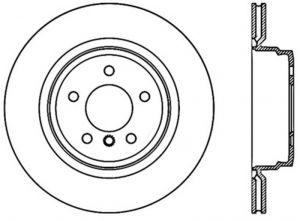 Stoptech Slotted Sport Brake Rotor 126.34080CSL