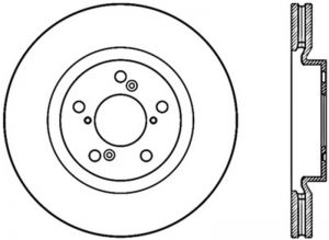 Stoptech Slotted Sport Brake Rotor 126.40075CSL