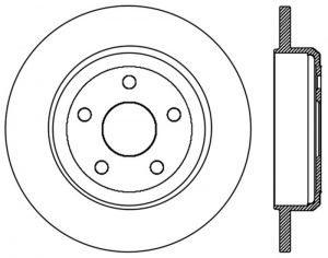 Stoptech Slotted Sport Brake Rotor 126.58005SL