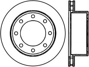 Stoptech Slotted Sport Brake Rotor 126.65071CSL