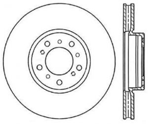 Stoptech Slotted Sport Brake Rotor 126.34058CSL