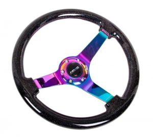 NRG Steering Wheels - Reinforc RST-036MF-BK