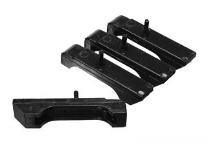 Energy Suspension Radiator Isolators - Black